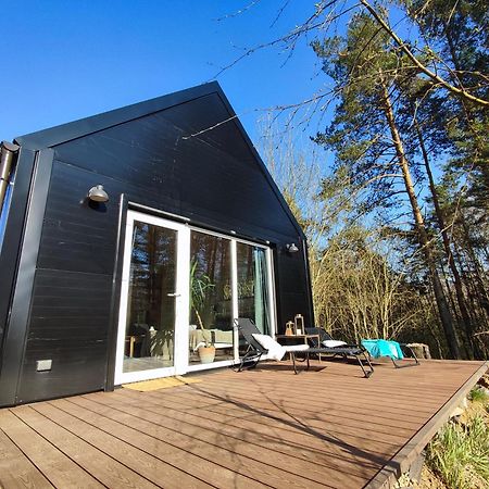 Modern Sauna Cabin In Horse Ranch Liyeplauke Bagian luar foto